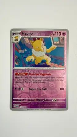 Pokemon TCG - Hypno 097/165 - Reverse Holo - Scarlet & Violet - 151 - NM - Image 1