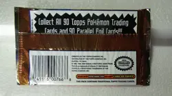VTG 1999 Topps Pokemon TV Animation Series 1 Booster Pack 1 OWNER Sealed & MINT - Image 2