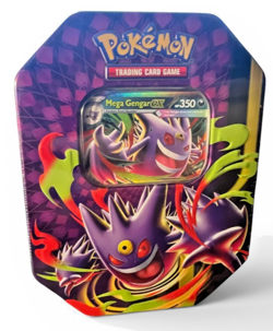 POKEMON TCG MEGA MOONLIT TIN MEGA GENGAR EX PROMO METAL TIN BRAND NEW UNOPENED - Image 2