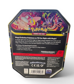 POKEMON TCG MEGA MOONLIT TIN MEGA GENGAR EX PROMO METAL TIN BRAND NEW UNOPENED - Image 3