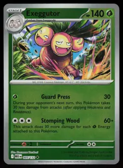 Exeggutor 005/132 Uncommon Mega Evolution Pokemon Reverse Holo Near Mint - Image 1