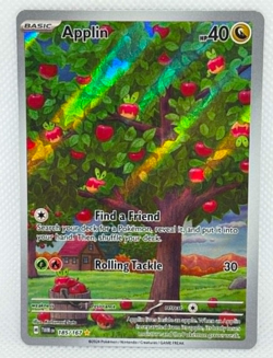 Pokemon Twilight Masquerade - Applin 185/167 - Illustration Rare - NM/M - Image 1