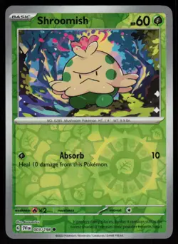 Shroomish 003/198 Common Scarlet & Violet Pokemon Reverse Holo Near Mint - Image 1