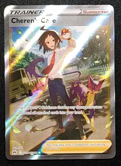 Pokemon TCG Cheren's Care Crown Zenith Galarian Gallery GG58/GG70 UR Holo ENG NM - Image 2