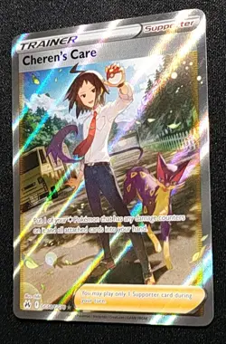 Pokemon TCG Cheren's Care Crown Zenith Galarian Gallery GG58/GG70 UR Holo ENG NM - Image 3