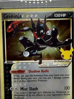 Greninja-gold Star 144 Celebrations Elite Trainer Box Pokemon PSA 8 - Image 2