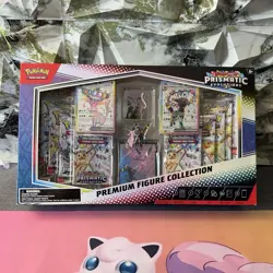 Pokemon TCG Prismatic Evolutions Premium Figure Collection Umbreon Espeon Box - Image 1