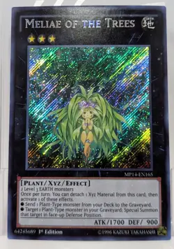 Yugioh! Meliae of the Trees MP14-EN165 Secret Rare 1st Ed - Image 1