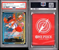 Nami Luffy One Piece Learn Together Psa 10 Sequential Set - Image 3