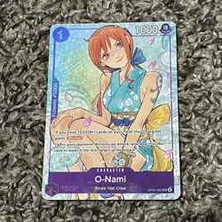 O-Nami OP05-062 Special Holo Character Card - Awakening New Era (With Sleeve)! - Image 1