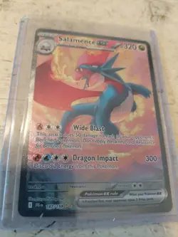 POKEMON CARD SALAMENCE EX FULL ART FOIL #320 287/159. MINT CONDITION - Image 3