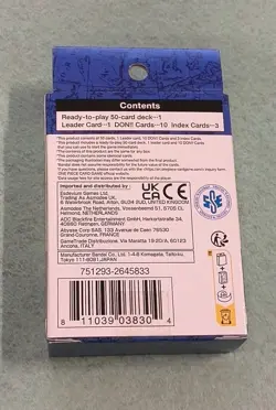One Piece Card Game 1st Edition ST03 Starter Deck The Seven Warlords Of The Sea - Image 2