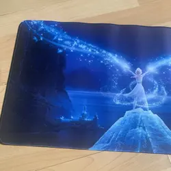 Frozen Elsa Rubber Playmat Play Mat Disney Lorcana Tcg Trading Card Game - Image 2