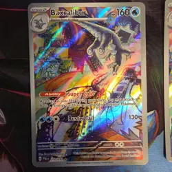 Pokemon TCG Baxcalibur Card 210/193 IR Sv02: Paldea Evolved 2023 - Image 2