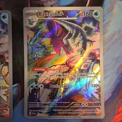 Pokemon TCG Baxcalibur Card 210/193 IR Sv02: Paldea Evolved 2023 - Image 3