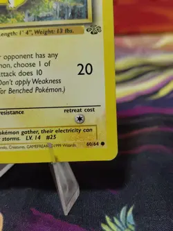 Pokemon Pikachu TCG Jungle Card 60/64 1st Edition Common LP WOTC Vintage 1999 - Image 5
