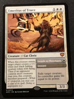 Emeritus Of Truce - SOS - MTG - NM - EN - 0013 - Image 1