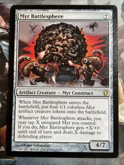 1x Myr Battlesphere Commander 2013 LP MTG Magic the Gathering x1 MKE - Image 1