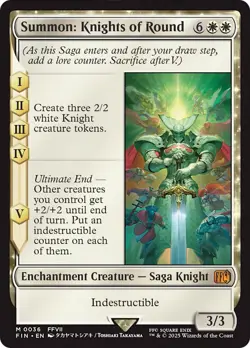 Summon: Knights of Round [FINAL FANTASY] Foil Near Mint - Image 1