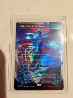 Ugin, Eye of the Storms (Showcase) (Halo Foil) Tarkir: Dragonstorm Foil - Image 1