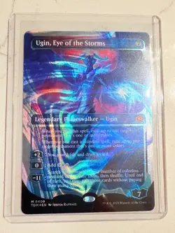 Ugin, Eye of the Storms (Showcase) (Halo Foil) Tarkir: Dragonstorm Foil - Image 2