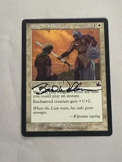 MTG Mageta's Boon Artist Proof and Signature Signed Williams - Image 1
