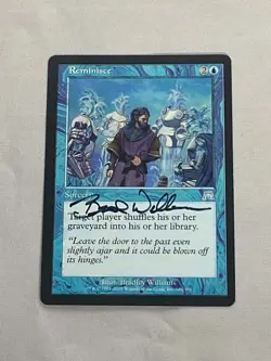 MTG Reminisce Artist Proof and Signature Signed Williams - Image 1
