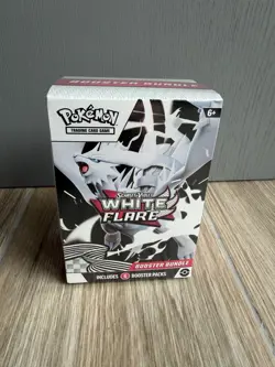 Brand New Sealed Pokemon TCG S&V White Flare Booster Bundle 6 Packs - Image 1