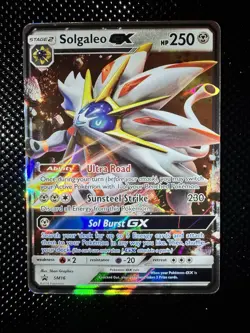 Solgaleo GX SM16 Black Star Promo Pokemon CardHolo - Image 1