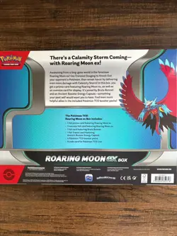 Sealed Pokemon TCG Roaring Moon ex Box Promo Oversized Card EN 2023 - Image 2