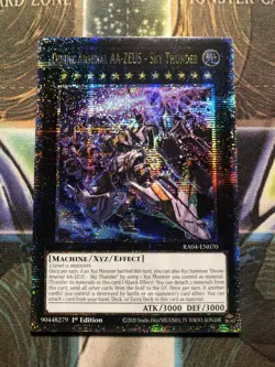 DIVINE ARSENAL AA-ZEUS - SKY THUNDER * ALT ART QUARTER CENTURY RA04-EN070 YUGIOH - Image 1