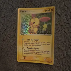 Plusle 44/107 EX Deoxys Reverse Holo Uncommon 2005 Pokemon Card - Image 1