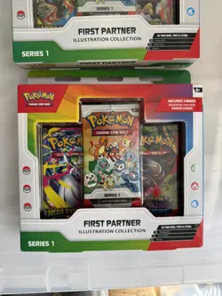 Pokemon TCG First Partner Illustration Collection Series 1 - New & Sealed X2 - Image 3