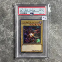 RED-EYES B. DRAGON PSA 8 LC01-EN006 LIMITED EDITION 2013-18 ULTRA RARE YuGiOh - Image 1