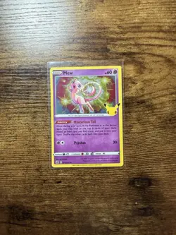 Pokemon TCG Mew 11/25 25th Anniversary Celebrations Holo - Image 1