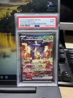 Raging Bolt Ex 208/162 Pokemon Temporal Forces SIR #208 MINT PSA 9 - Image 1