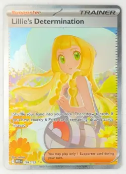 Lillie's Determination Special Illustration Rare 184 Mega Evolution Pokemon TCG - Image 1