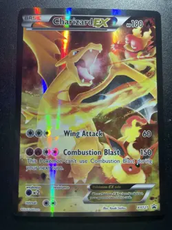 Pokemon TCG Charizard EX XY121 XY Holo Promo Basic Fire Pokemon 180 HP English - Image 1