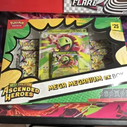 Pokemon TCG Mega Evolution-Ascended Heroes Mega Meganium ex Box 46 Cards English - Image 1