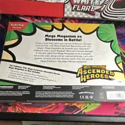 Pokemon TCG Mega Evolution-Ascended Heroes Mega Meganium ex Box 46 Cards English - Image 2