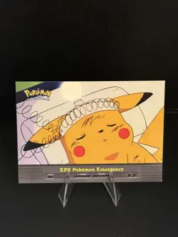 EP2 Pokemon Emergency Topps Series 2 TV Animation Edition Blue Label Pokemon LP - Image 1