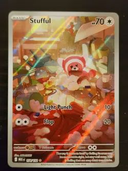 Pokemon Card Stufful 154/132 - Illustration Rare - Mega Evolution - Image 1