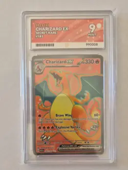 Pokemon Charizard EX 183/165 ACE 9 151 - Image 1
