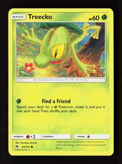 Treecko 20/214 Common Lost Thunder Pokemon Near Mint - Image 1
