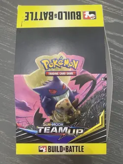 Pokemon Sun & Moon Team Up Build And Battle Box Display Case EMPTY Lost Thunder+ - Image 2