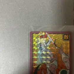 Dragon Ball Trunks Super Battle Holo Trading Card Power Level 15 Condition See - Image 4