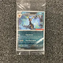Pokemon TCG Obsidian Flames Umbreon 130/197 GameStop Stamped Promo Sealed - Image 1