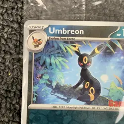 Pokemon TCG Obsidian Flames Umbreon 130/197 GameStop Stamped Promo Sealed - Image 5