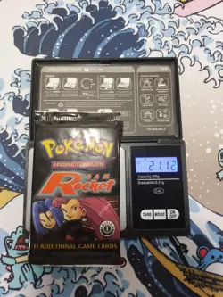 HEAVY Pokemon 1st Edition Team Rocket Booster Pack WOTC Brand New 21.12g - Image 3
