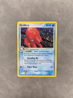 Pokemon TCG Octillery 10/115 Holo Rare EX Unseen Forces - LP - Image 1